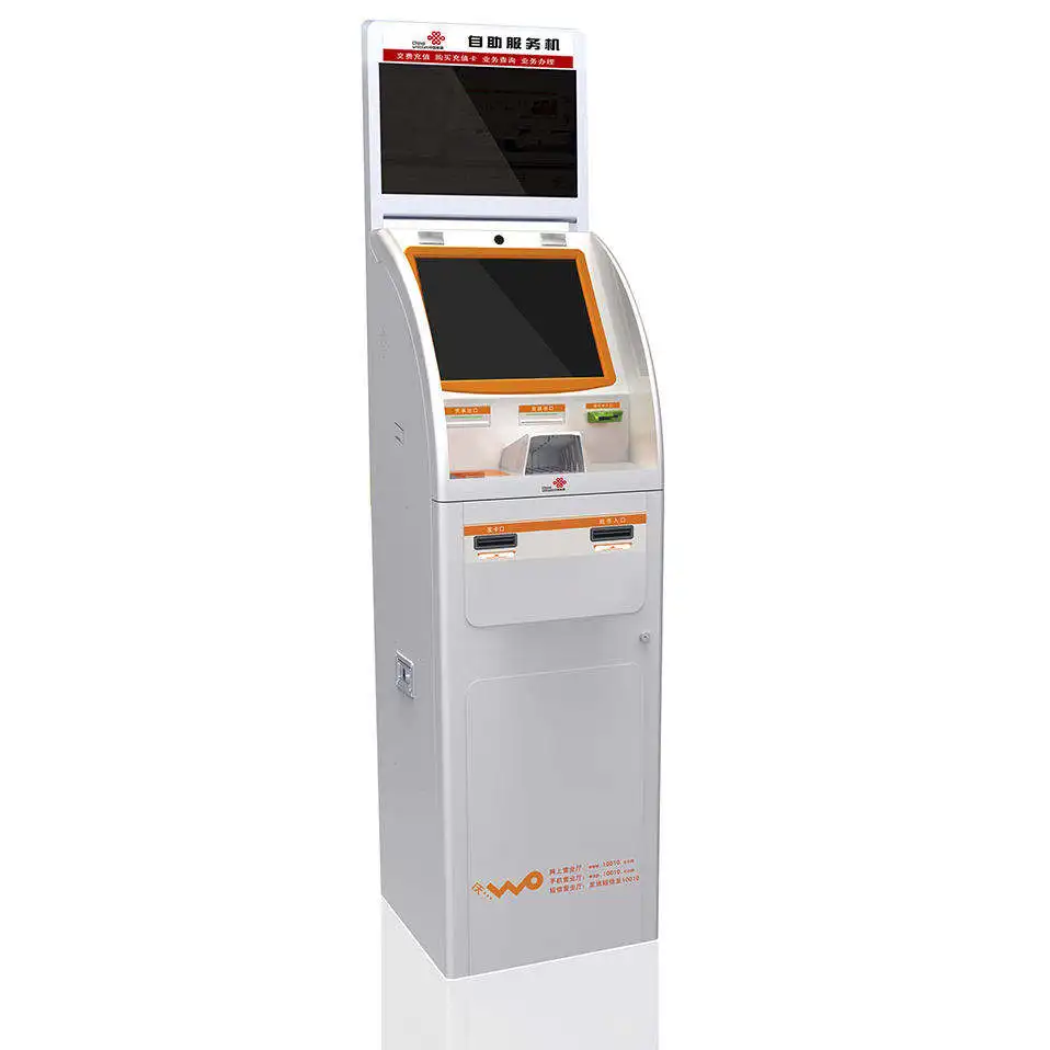Outdoor Self Service Bill Payment Parking Kiosk Multi Touch Screen Kiosk Cash Ragistar Bank Atm Machine Cash Acceptor Machine-5