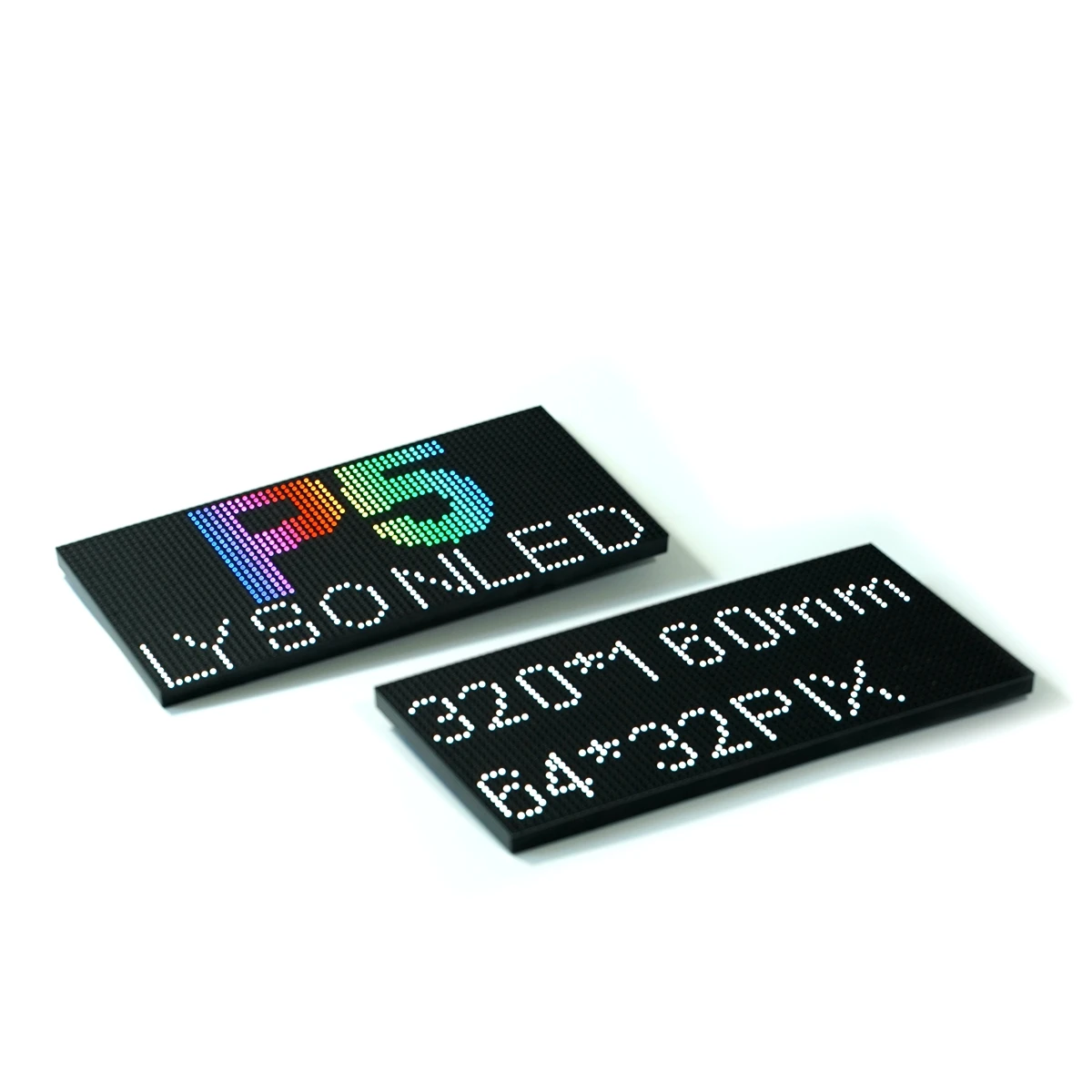 2PCS P5 Full Color Module Indoor Electronic Screen Conference Room Grande Screen Display LED Panel 320*160mm RGB 64x32 Dots-6
