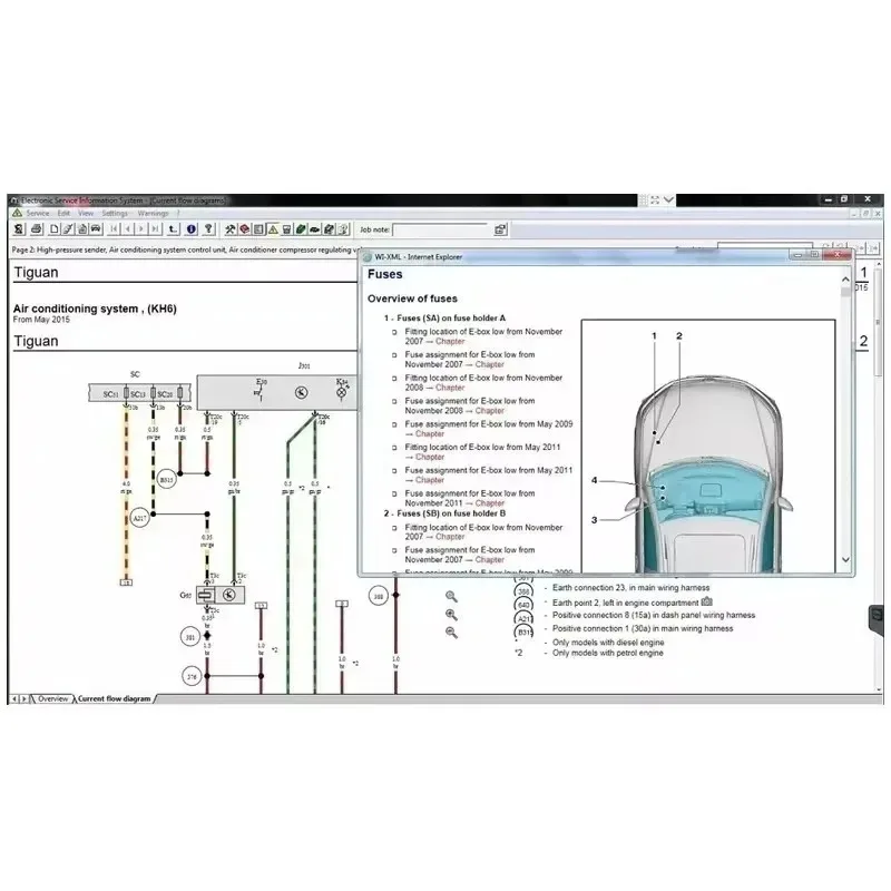 2025 elsawin 6.0 with etka 8.3 software Newest Repair Software Group Vehicles Electronic Parts Catalogue for A-udi for V-W A-4