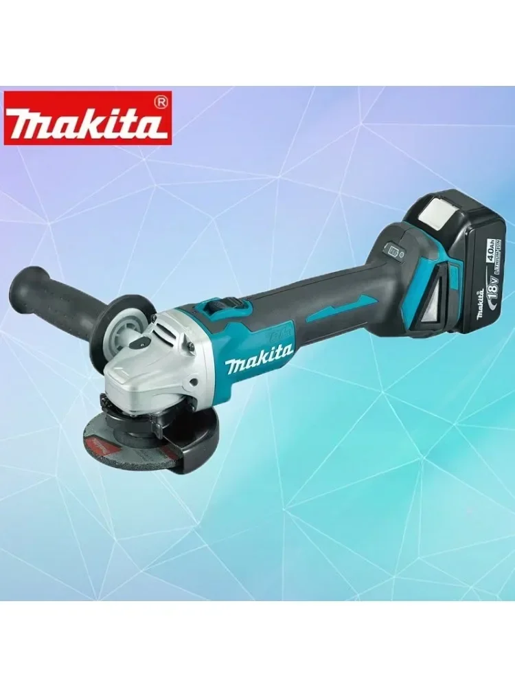 Makita DGA404 18V 125/100mm Brushless Lithium Electric Angle Grinder Rechargeable Cutting Machine High Power Polishing Machine-5
