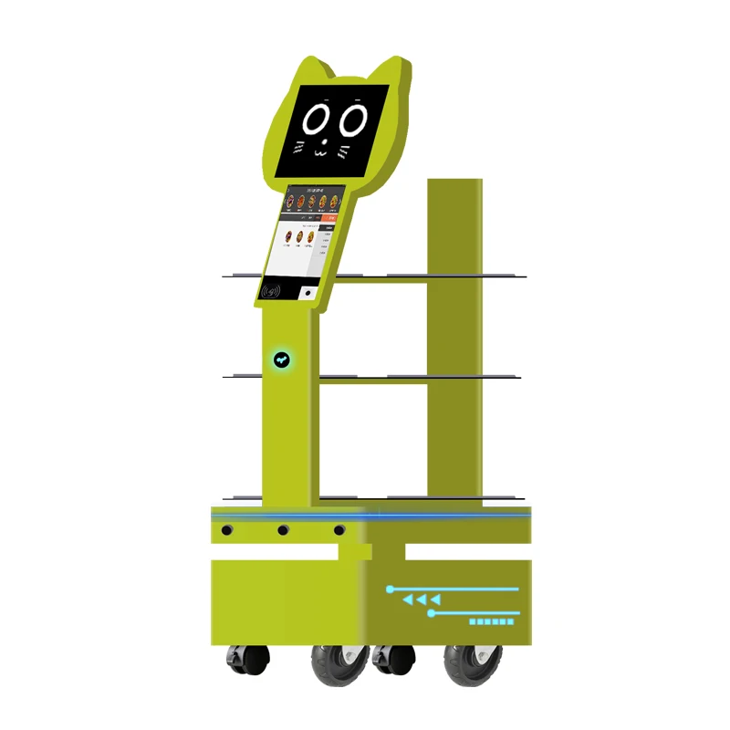 Self Service Ordering and Food Delivery Robot Self Order Kiosk Smart Service Robot Waiter Robot for Restaurant-2