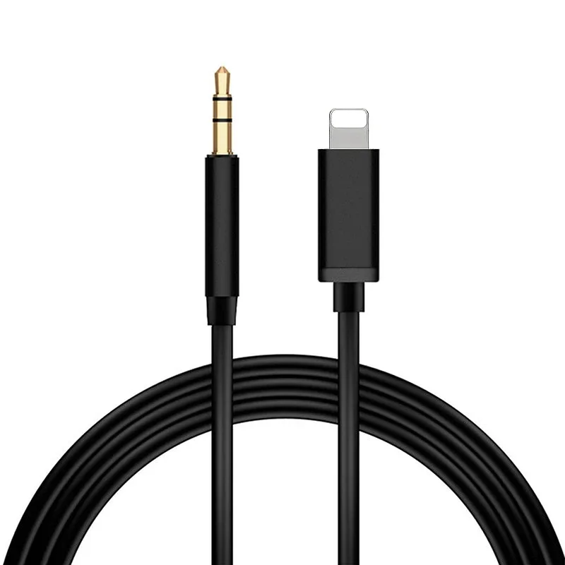 Ligntning to 3.5mm Jack Aux Cable Car Speaker Headphone Adapter for iPhone 14 13 12 11 Pro Audio Splitter Cable for iOS 14 Above-2