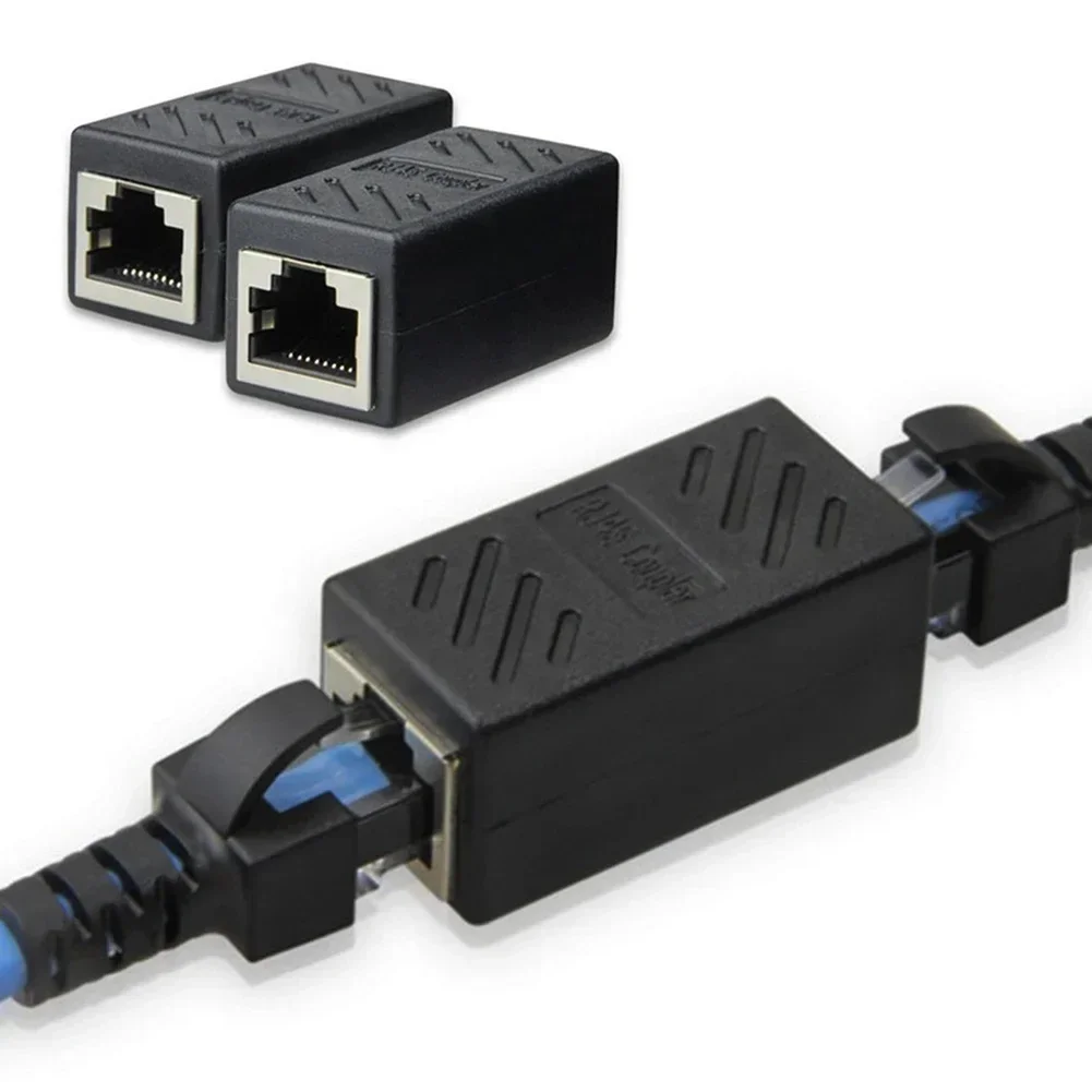 5/10/20Pcs RJ45 Coupler Ethernet Cable Coupler LAN Connector Cat7 Cat6 Cat5e Ethernet Cable Extender Adapter Female to Female-3