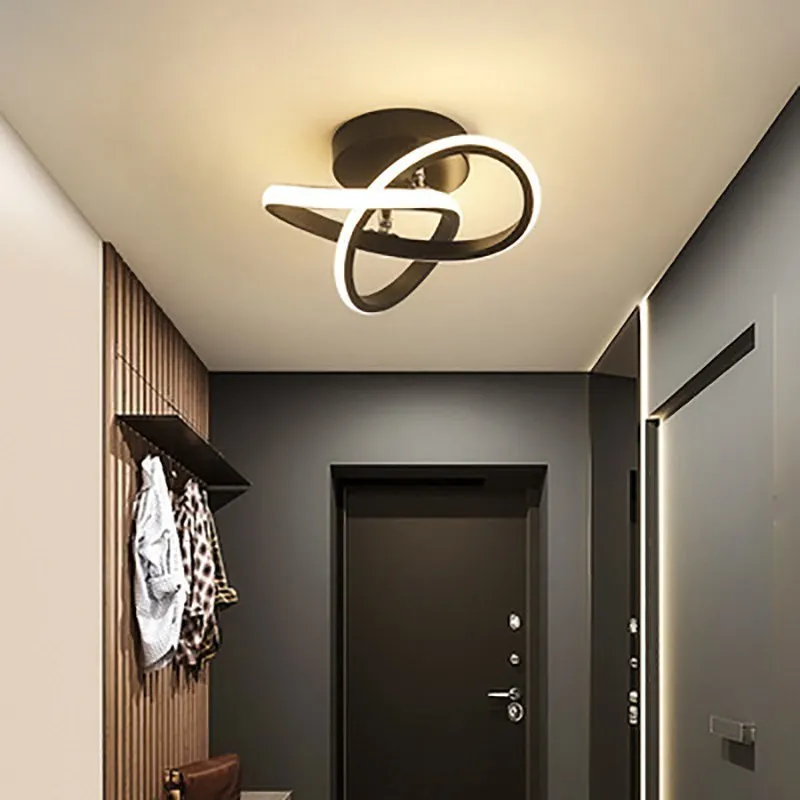 LED Strip Aisle Ceiling Lights Modern Minimalist Living Room Lamps For Balcony Entrance Staircase Home Decor Fixtures Led Luster-3