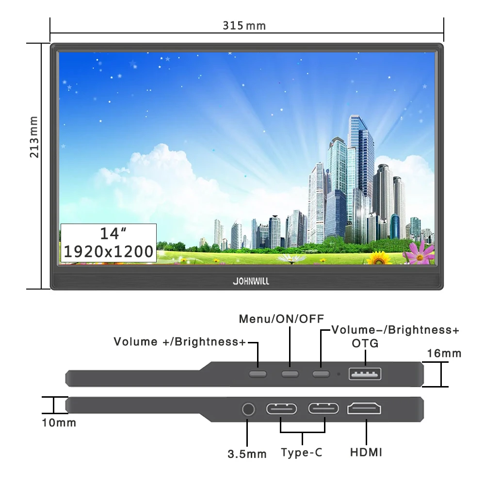 Portable Monitor 14