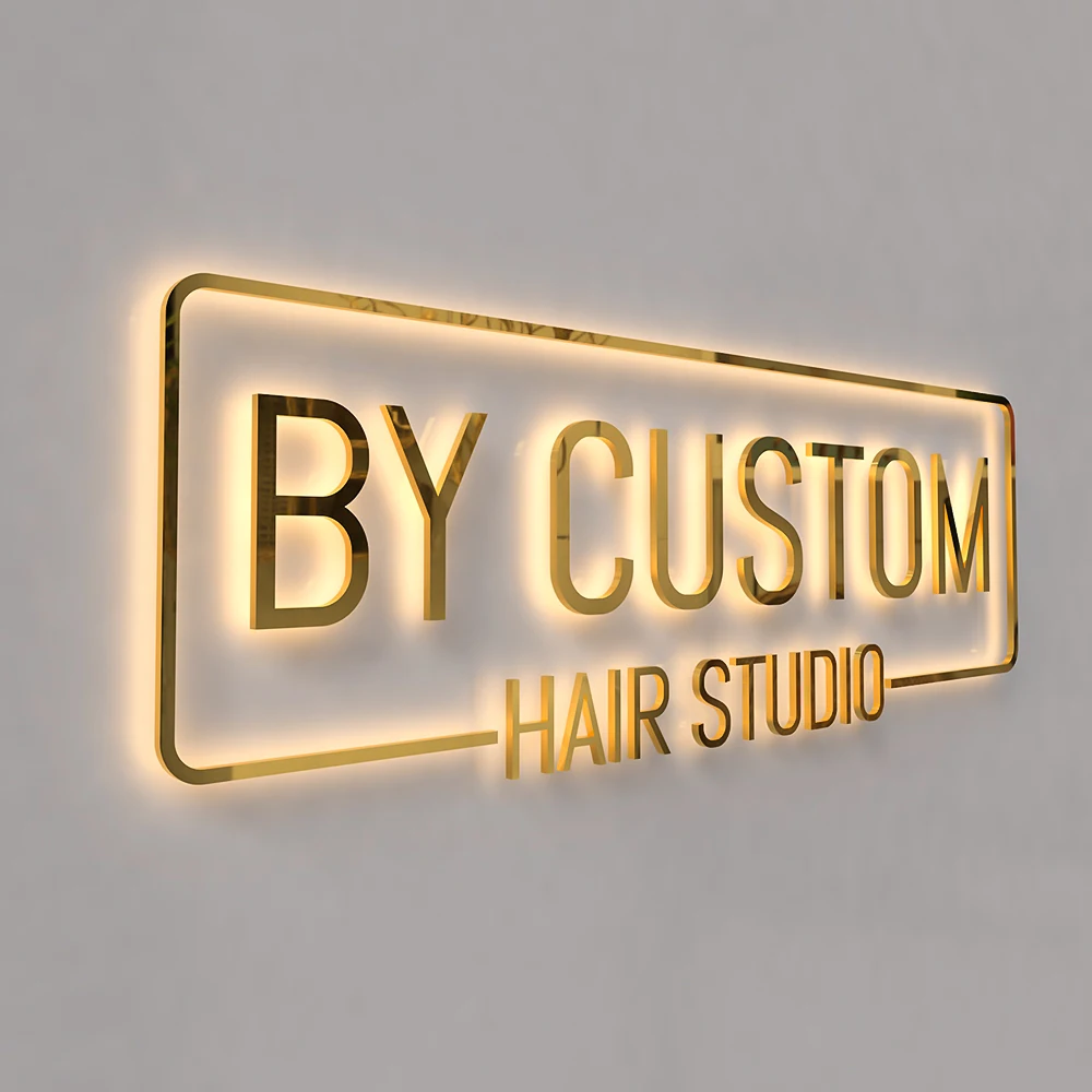 Custom Wholesale Advertising Led Outdoor Illuminated Backlit Letters A Signage 3d Channel Letter Sign For Business Stroe Front-6