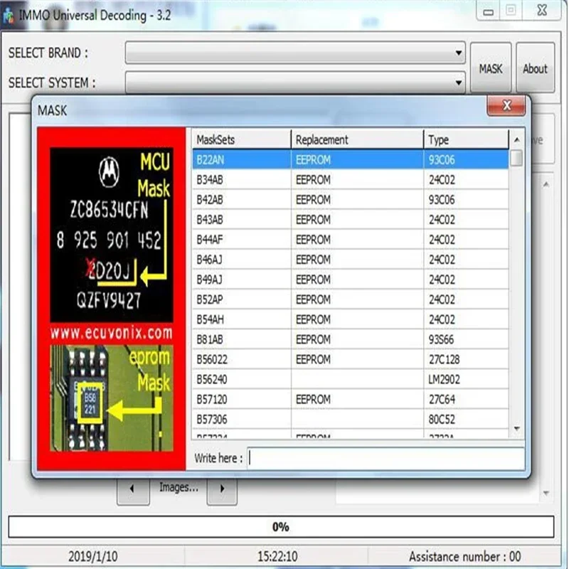 EcuVonix 3.2 IMMO Universal Decoding  Remove IMMO Offwith Keygen Unlimited Crack+ Software MTX DTC Remover 1.8.5.0 With Keygen-4