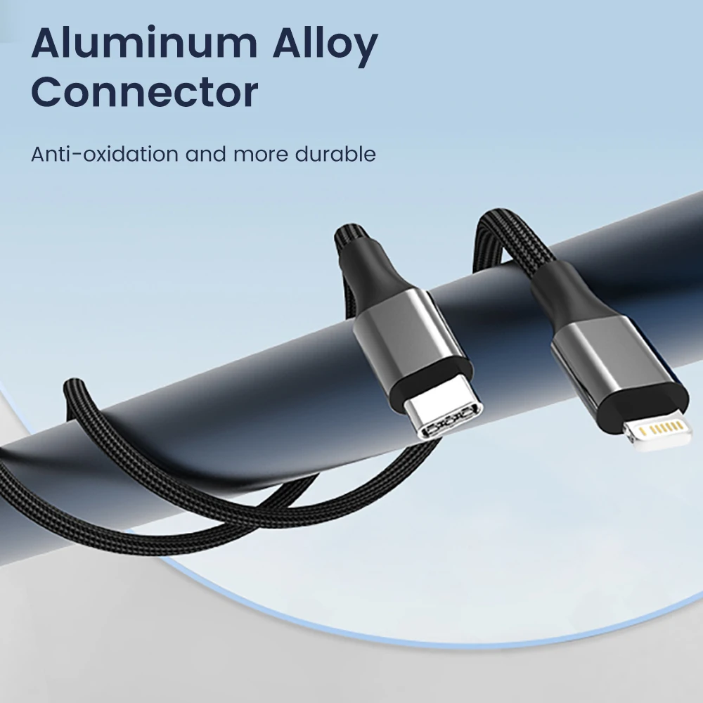 0.25m Type C Usb Cable Fast Charging Data Cable Short Portable Usb C lightning Cable Charge for IphonePower Bank Phone Wire-6