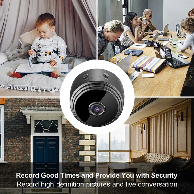 9 WiFi Mini Camera Wireless Video Recorder Voice Recorder Security Monitoring Camera Smart Home For Infants And Pets-4