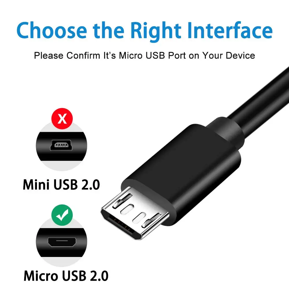 Micro USB High Speed Android Charging Cable For Samsung Galaxy S7 Edge S6 S5 Note 5 Moto LG HTC Data line for Logitech Mouse-4