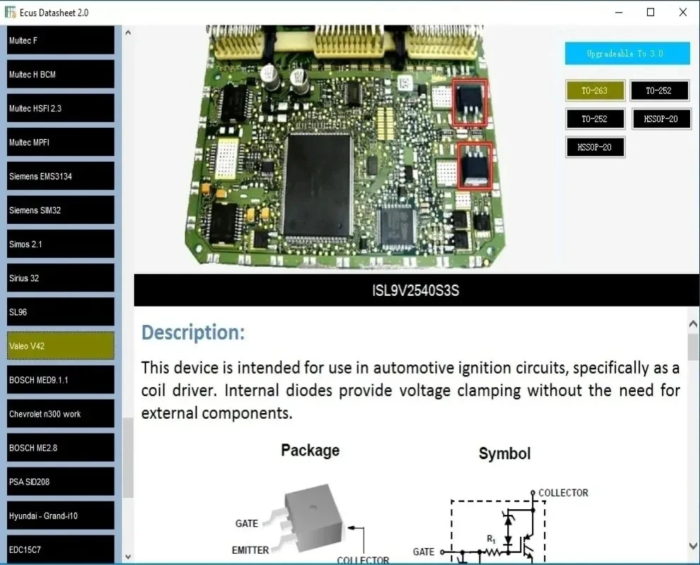 Car tools Ecus Datasheet 2. ECU Repair Software PCB Schematics with Electronic Components of Car ECUs and Additional Information-6
