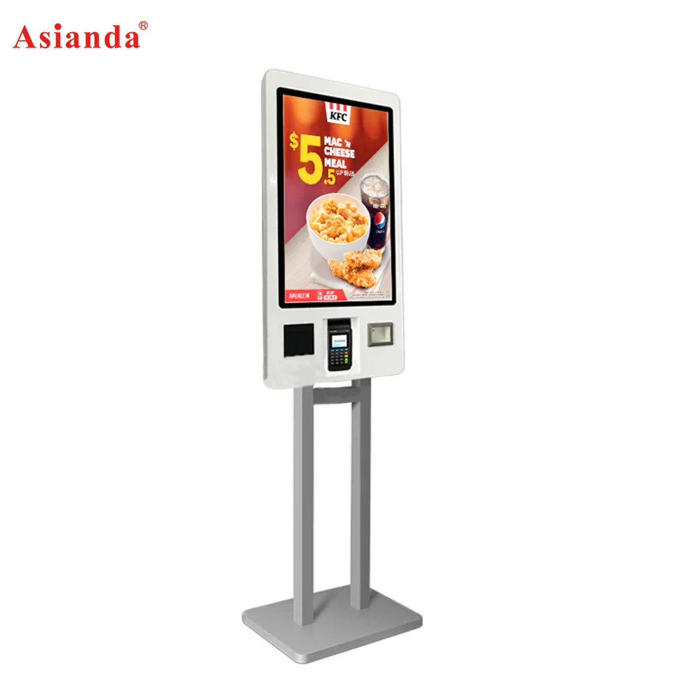 Touch Screen POS System Self Pay Self Service Payment Order Kiosk for Mcdonald S KFC Restaurant Manufactures-2