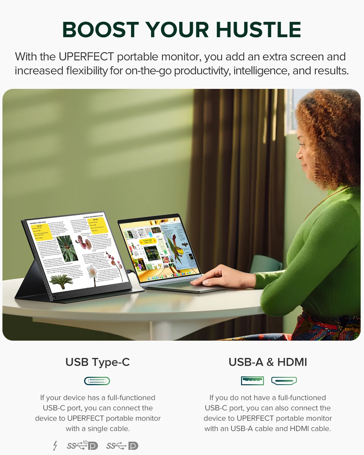 UPERFECT 2.5K Portable Monitor 16