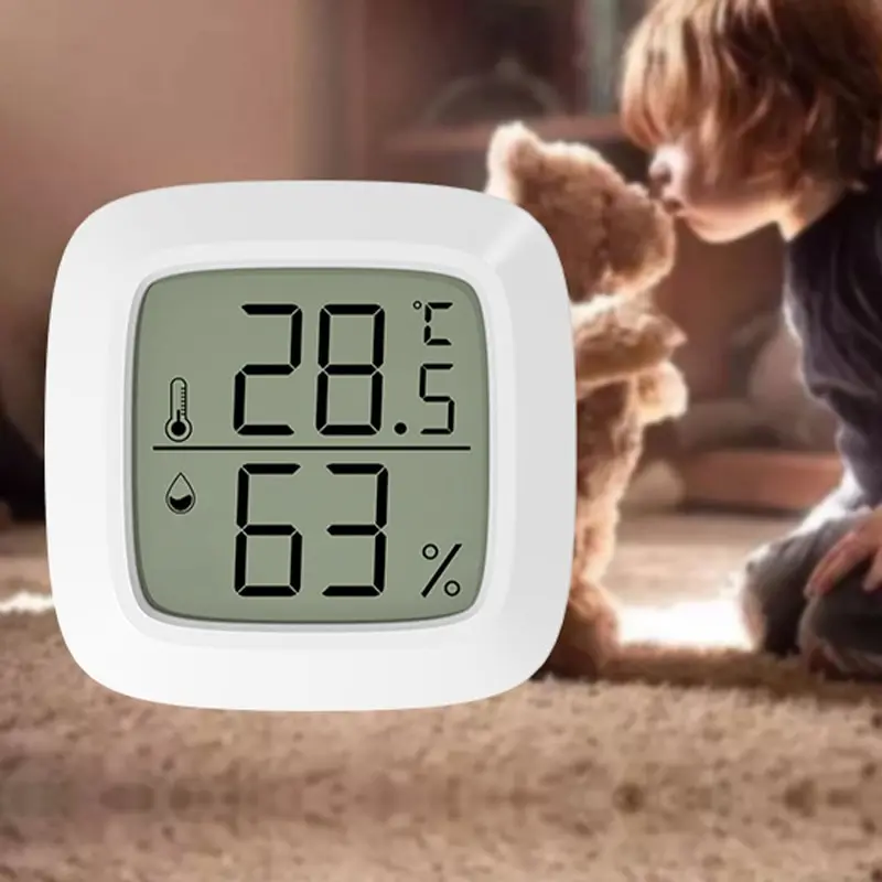 Mini LCD Digital Thermometer Hygrometer Indoor Room Temperature And Humidity Meter Sensor Meter Home Thermometer-2