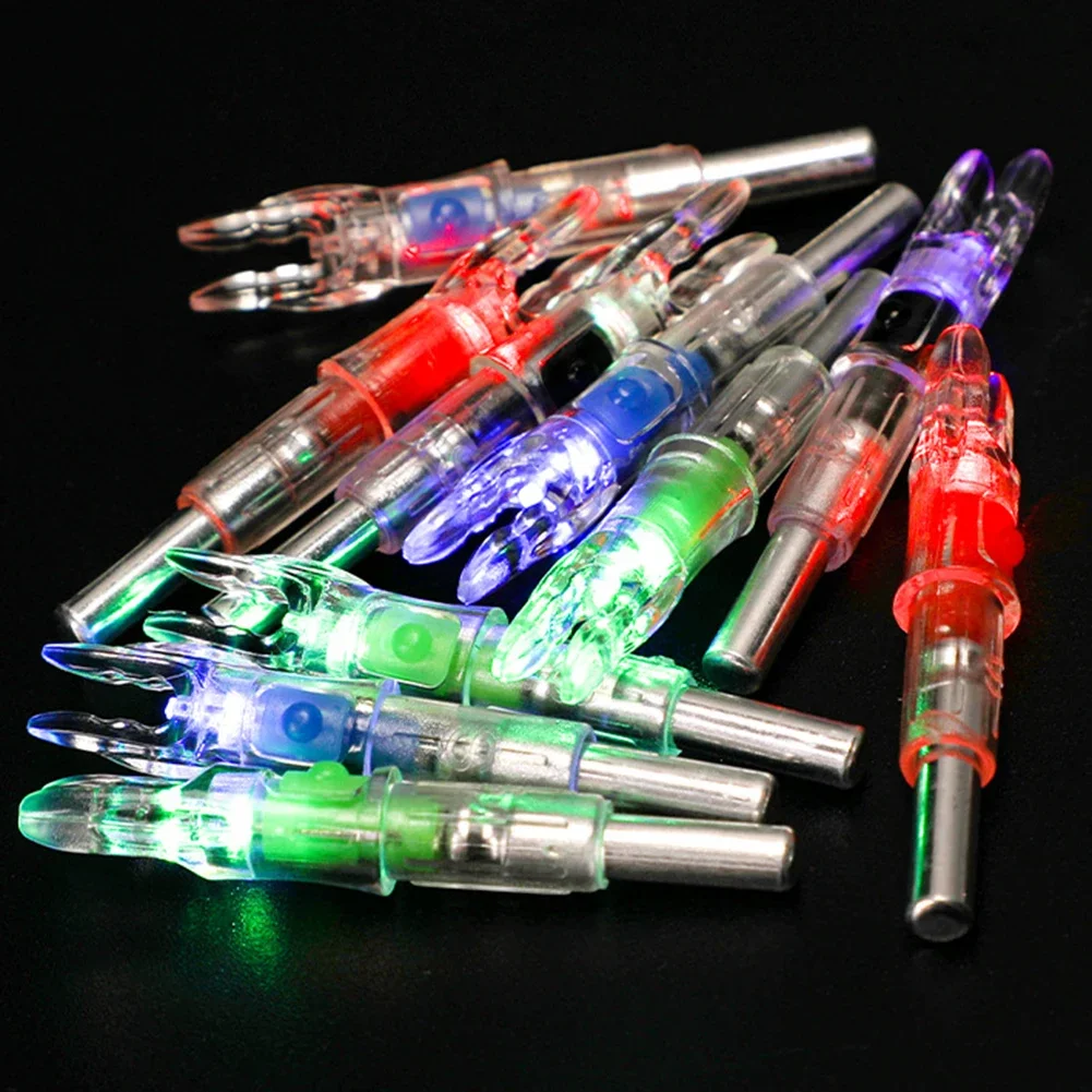 3PC Led Lighted Nocks For Arrows Recurve And Compound Bow Arrow Nock For Hunting No Tool Required No Screwdriver Required-2