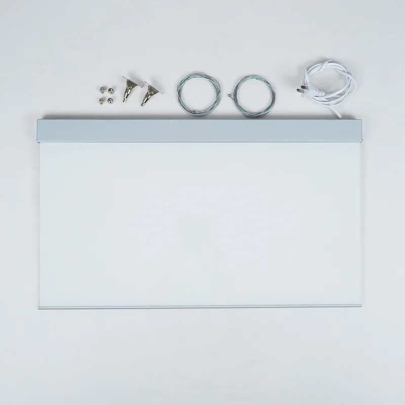 Double sided direction toilet signage for mall  airport  station led picture frame ceiling led light box custom acrylic lightbox-5