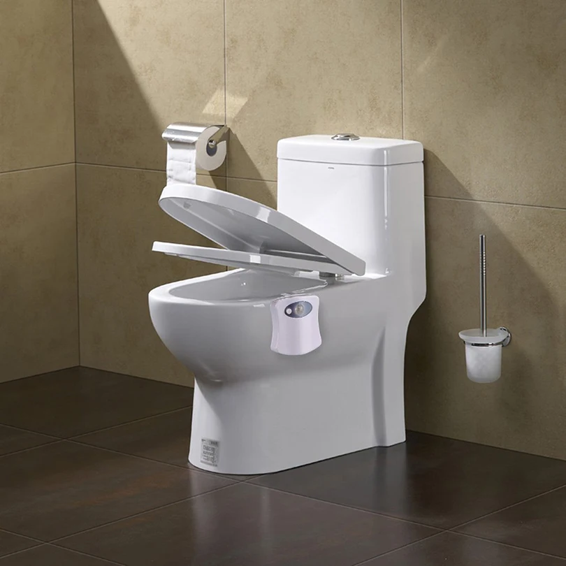 Toilet Night Light PIR Motion Sensor Toilet Lights LED Washroom Night Lamp 16 Colors Toilet Bowl Lighting For Bathroom Washroom-6