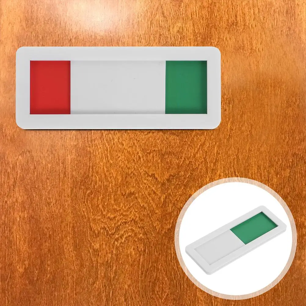 5 Pcs Red Green Door Sign Creative Signage Sliding Slide Welcome Occupied Office Conference Room-4