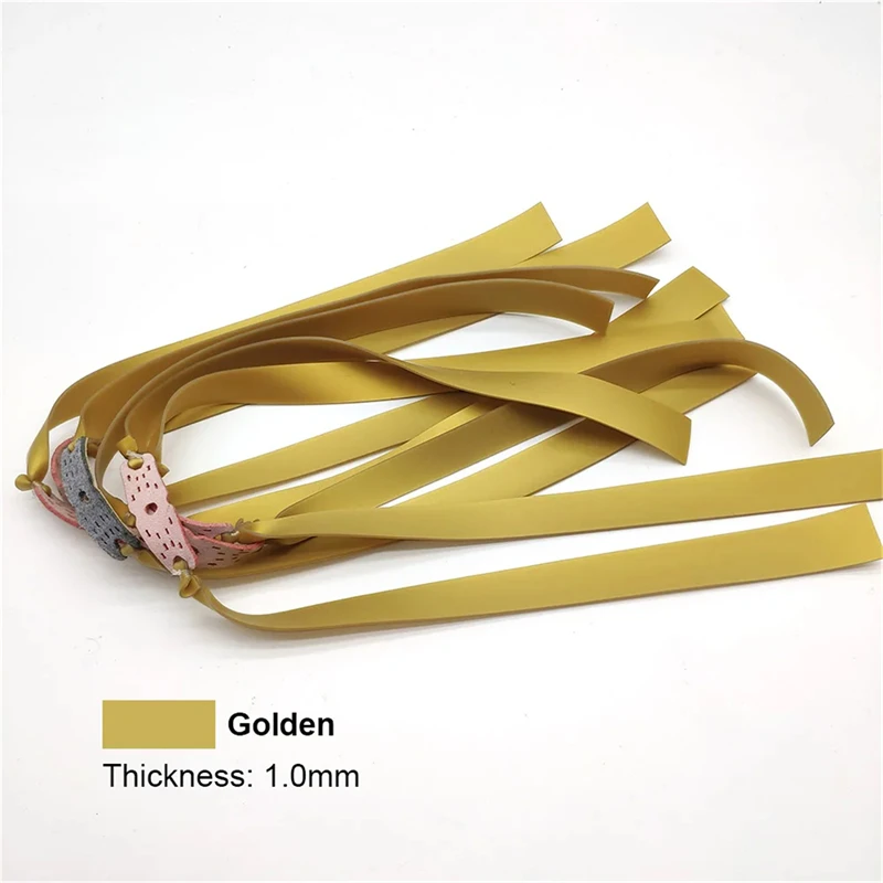 10pcs Slingshot Latex  Powerful Flat Rubber Band High Elasticity Outdoor Catapult Shooting Accessories-5