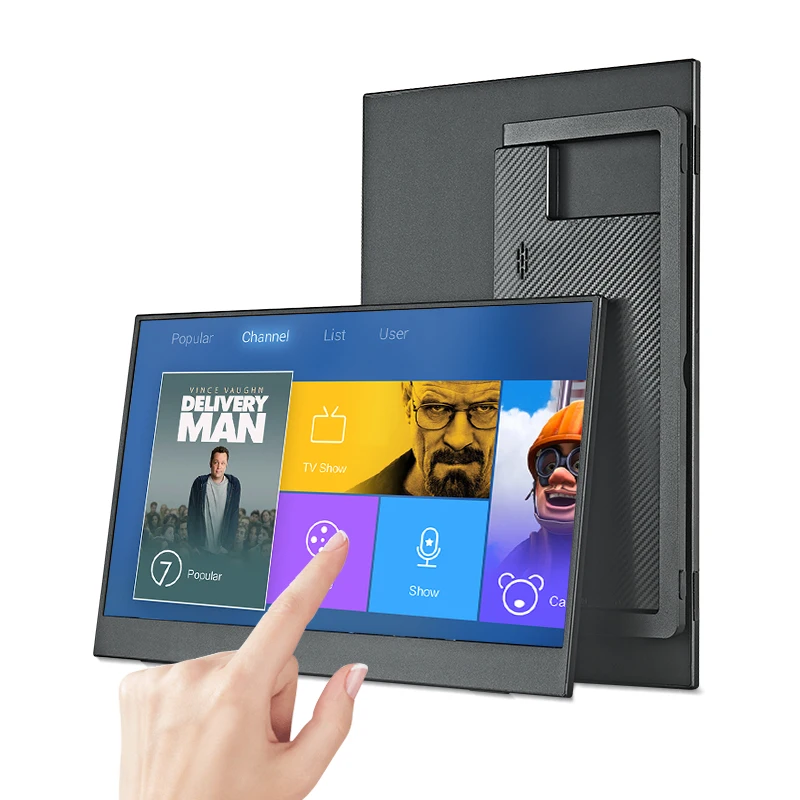 Anmite 16-Inch Portable Touch Monitor 1200P HDR 16:10 Low Blue Light For XBox PS4 / 5 Switch Cell Phone PC Loptop Extension-2