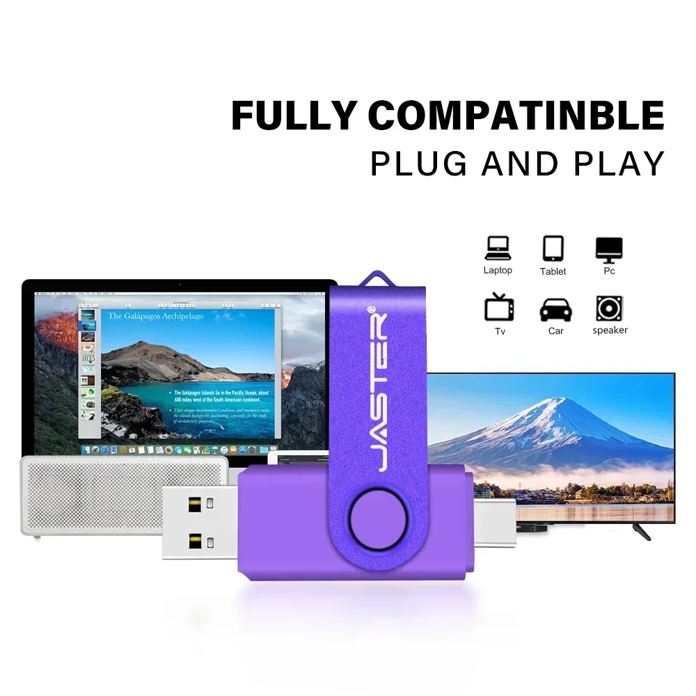 TYPE-C USB Flash Drive 128GB Real Capacity Pen Drive 64GB Free Key Chain Memory Stick Creative Business Gift Red U Disk Blue 32G-4