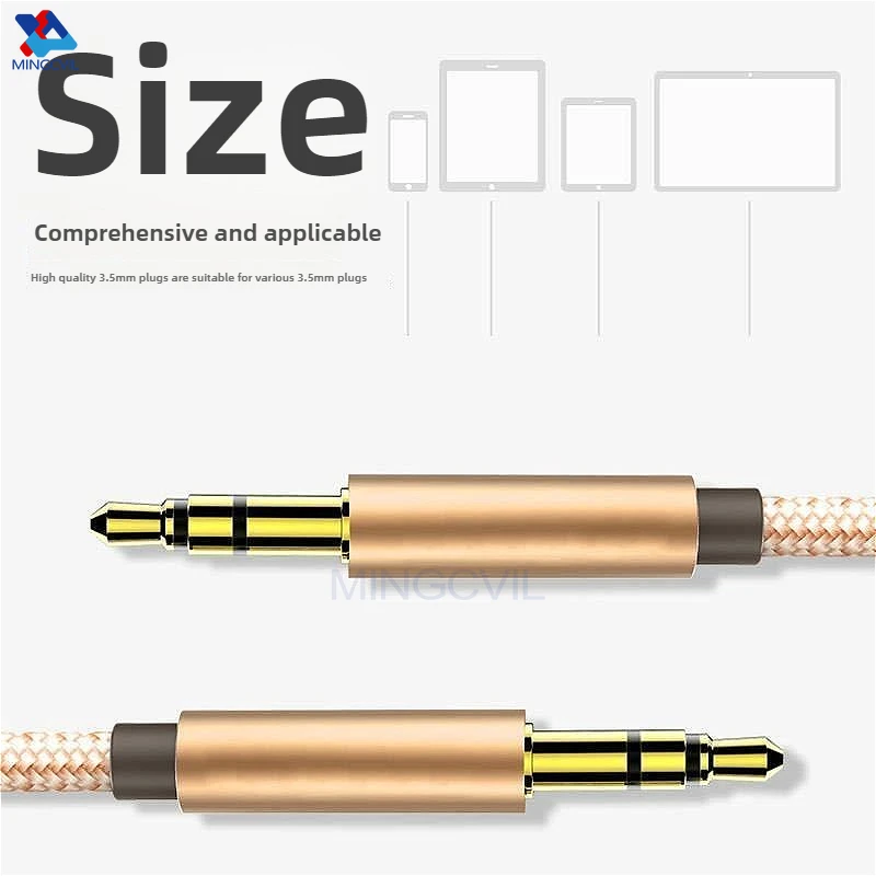 3.5mm Jack Extension Audio Cable Audio Cable Line Aux Cable 1m/2m/3m for Phone Car Headphone MINGCVIL  Audio Jack For MP3/4-3