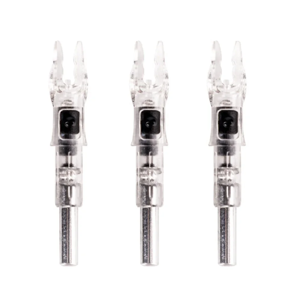 3PC Led Lighted Nocks For Arrows Recurve And Compound Bow Arrow Nock For Hunting No Tool Required No Screwdriver Required-6