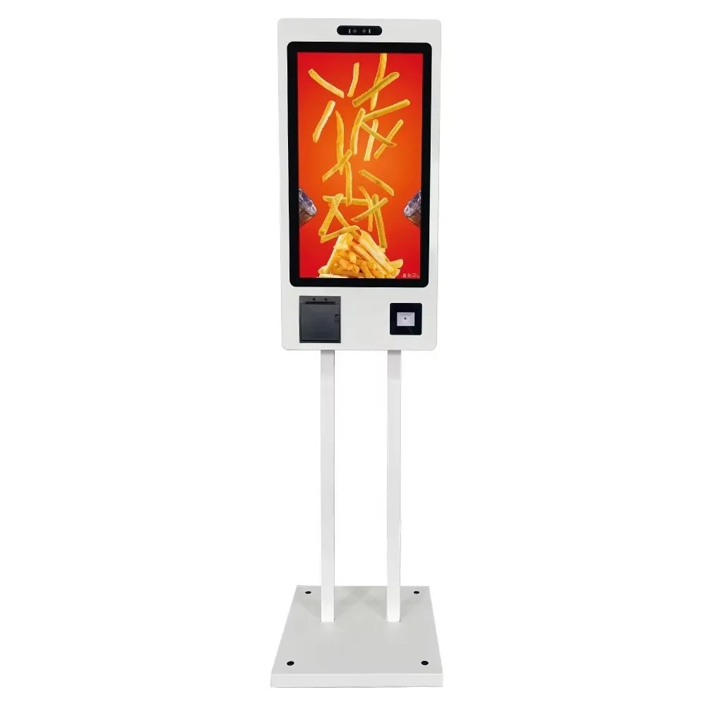 New Design Ordering Payment Kiosk Capacitive Touch Screen Self-service Checkout Terminal Kiosk Restaurant Payment Kiosk Indoor-3
