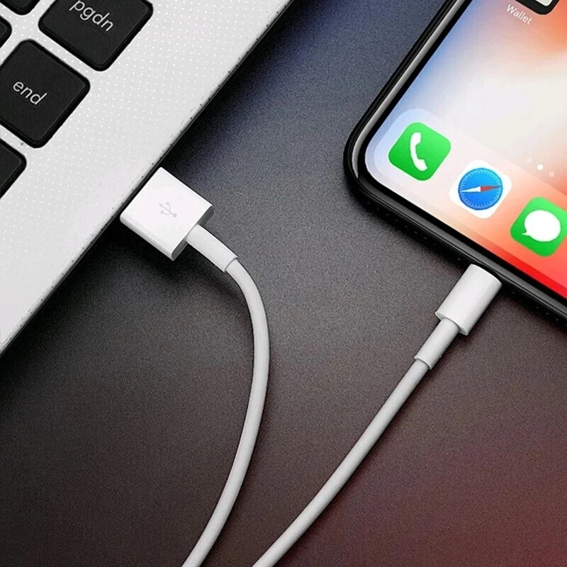 USB Cable For iPhone 14 13 12 11 Pro Max Mini 6 7 8 Plus XS X XR SE iPad 20W Phone Data Sync Fast Charging Wire Cord 0.25M 1M 2M-2