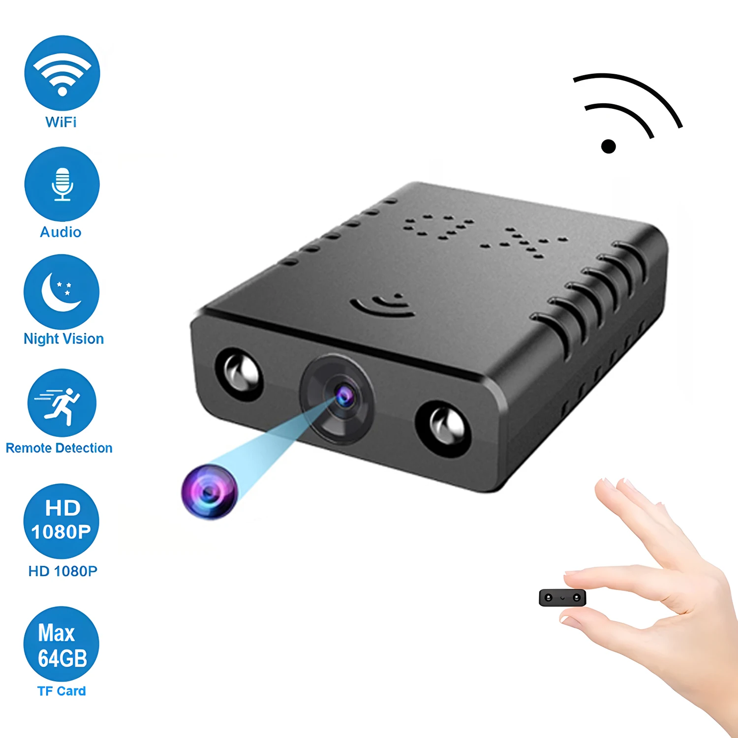 1080P HD Mini Camera XD Wireless WiFi Wire Camera Smart Home Security indoor Anti-theft IP Camera Video Voice APP Real-time Cam-3
