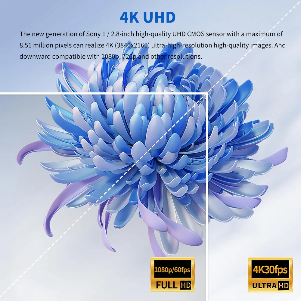 4K30fps AI Auto Tracking PTZ Video Camera USB HDMI LAN 20x Zoom Conference Camera Support POE for Meeting Church Live Streaming-2