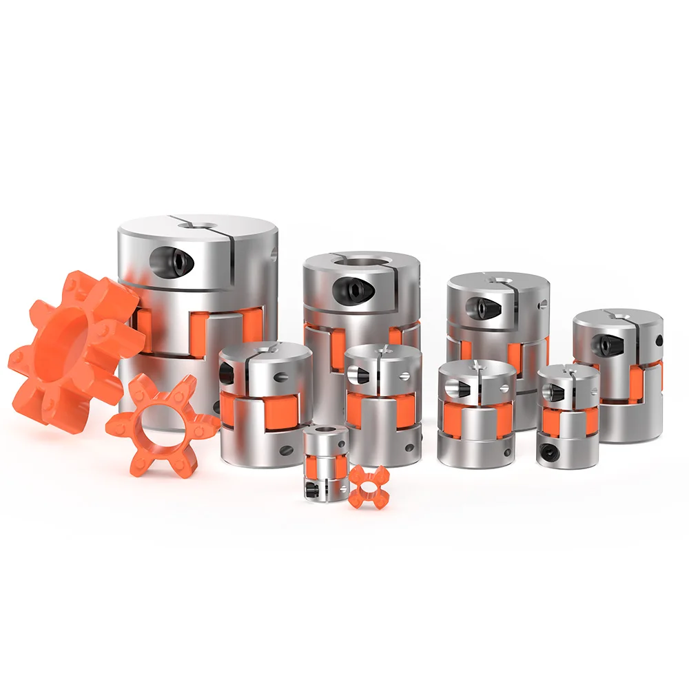 GTRIC Jaw Shaft Coupler D25L35 Spider Flexible Motor Aluminium Flexible Coupling Encoder Connector5/6/6.35/7/8/9/10/11/12/14 mm-5