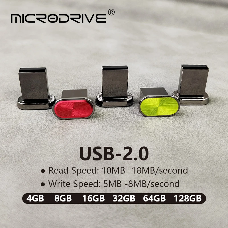 Super Mini USB Flash Drive Waterproof Pendrive 64GB 32GB 16GB 8GB 4GB Real Capacity USB Memory Stick Thumbdrive-3