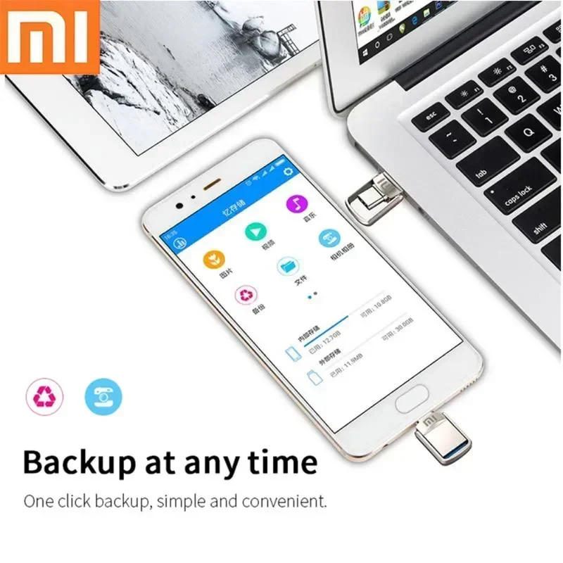 Xiaomi Original Metal USB Flash Drive 2TB Large Capacity Portable Pendrive USB 3.0 High-Speed File Transfer Waterproof U Disk-2