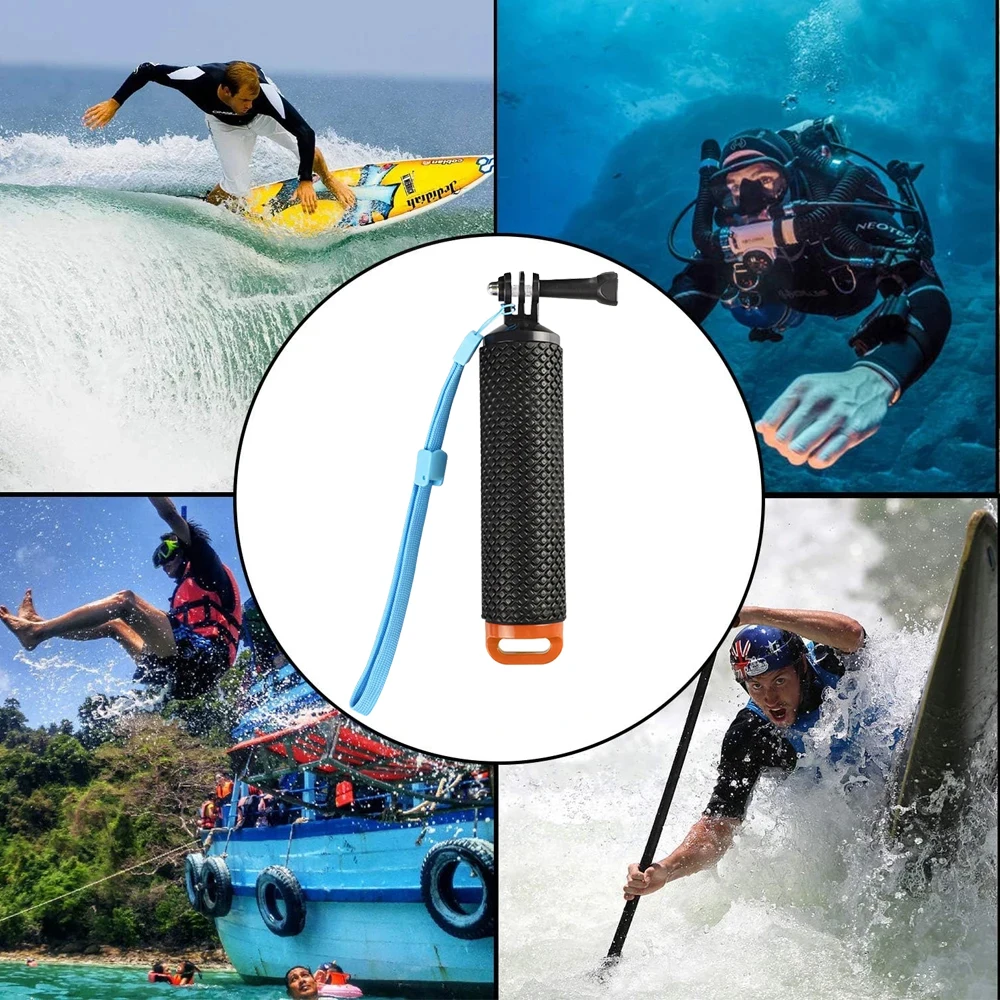 Water Floating Hand Grip Handle Mount Float Accessories for Gopro Hero 12 11 9 8 7 5 Xiaomi Yi 4K Sjcam DJI Osmo Action Camera-4