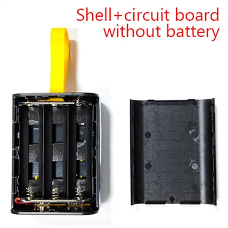 3*18650 Power Bank Cases Battery Storage Box Night Light Dual USB Charge DIY Shell for iPhone Xiaomi 18650 Battery Storage Box-6