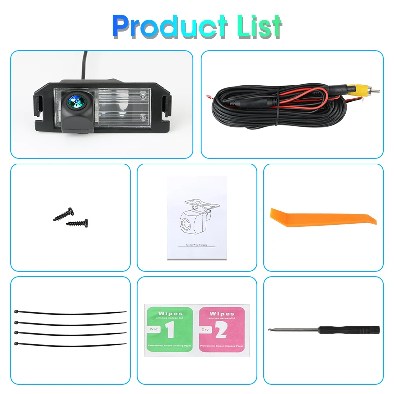 175° Car Camera AHD 1080P Reverse Fisheye Lens Rear View Camera For Hyundai i10 i20 i30 Elantra GT Touring Solaris Genesis Coupe-6