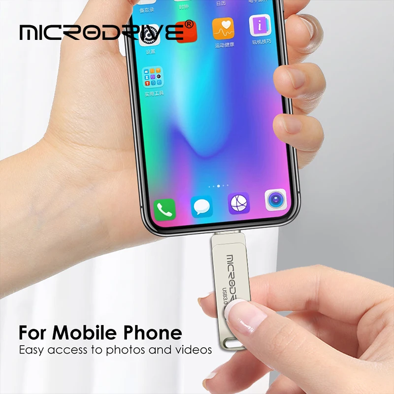 Type C Usb Flash Drives 3.0 128gb pendrive 64gb флэш-накопител stick Type-c Pen Drive for Phone PC gift-3