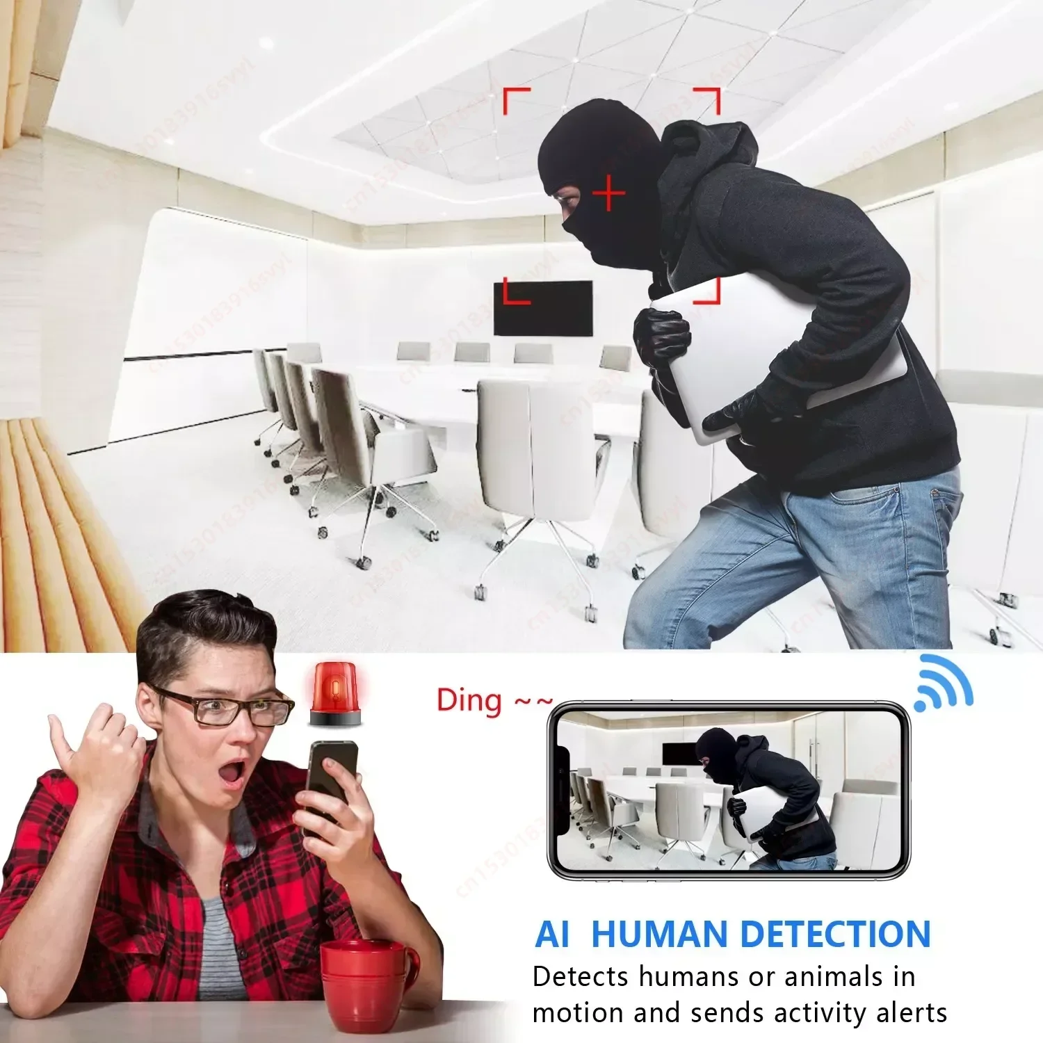 Smallest 1080P HD Mini Camera WIFI Smart Home IP Remote View Small Camcorder Built-in Battery Night Vision Invisible Espia Cam-3