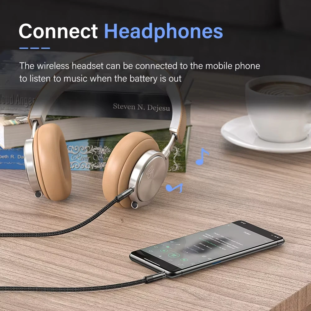 NNBILI 3.5mm Audio 1.5M Jack Cable Nylon Braid 3.5mm Car AUX Cable Headphone Extension Code for Phone MP3 Car Headset Speaker-6