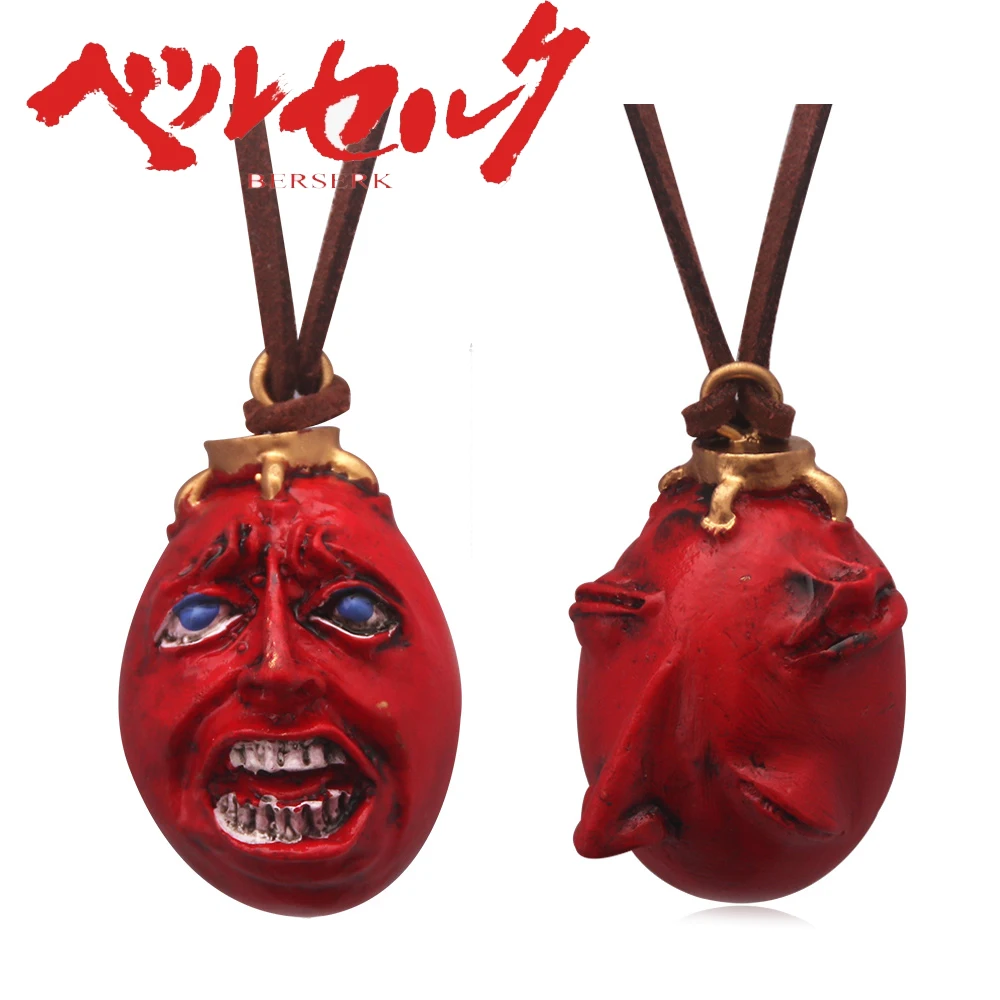 Anime Behelit Griffith Egg Of King Necklace The Golden Age Arc Pendant Cosplay Prop Jewelry Costume Accessories