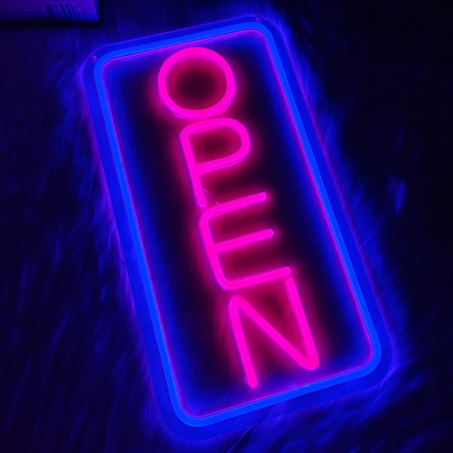 Open Neon  Sign For Business, Business Store,Front Window,  Glass Door, Retail Shop, Store, Bar, Salon, Restaurant Decor,USB-5
