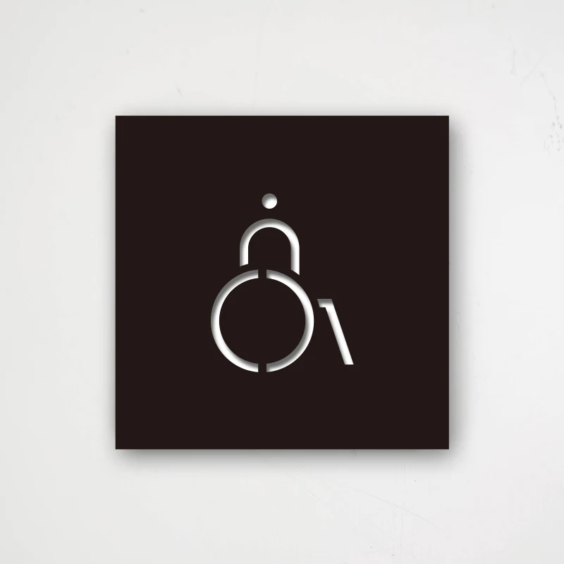 No Smoking Warm Reminder Sign Bathroom Signage Stickers Prohibited Entry Mother and Baby Lift Public Place Sign Mall Office Sign-4