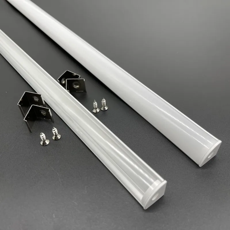 DHL 10-20pcs/lot 1M U/V Shape Corner Aluminium Profile Channel Holder for LED Strip Light Bar Under Cabinet Lamp Kitchen Closet-4