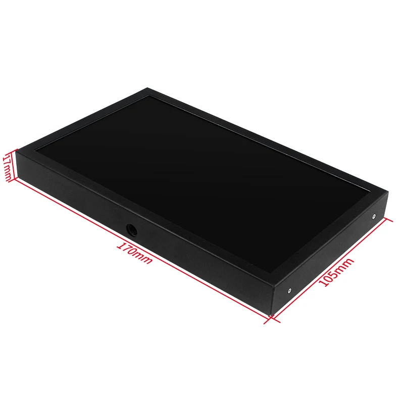 7 Inch Portable Monitor 1024x600 IPS LCD HDMI-compatible VGA AV Input DC Type C Power  Screen for PC Laptop Camera TV Box DVD-3