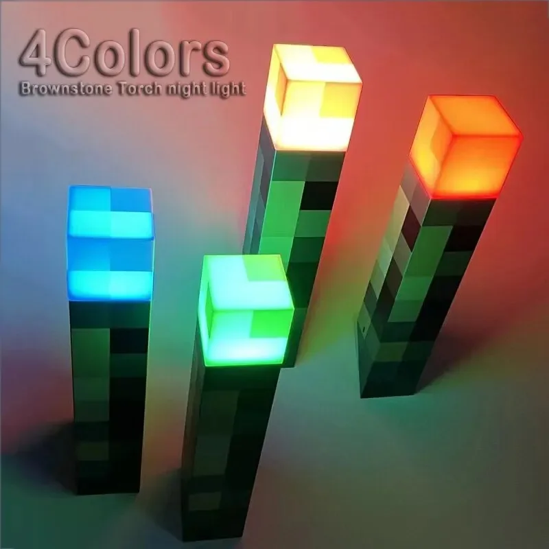 Brownstone LED Light Table Lamp Room Decoration Light Children's Birthday Gift Toy Lamp Bedroom Decoration MC Lamp USB Charging-3