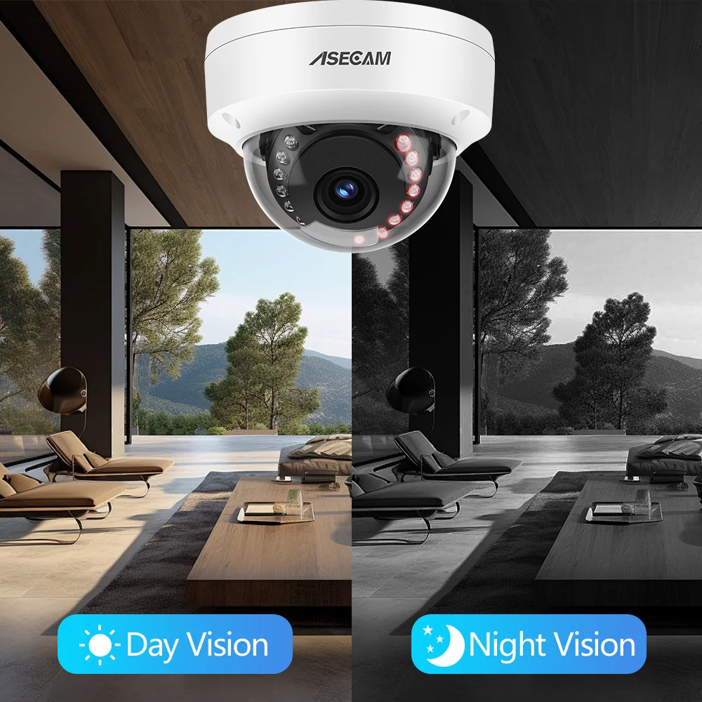 8MP 4K POE IP Camera IK10 Explosion-proof Outdoor H.265 Onvif Metal Dome CCTV Security Protection 4MP Video Surveillance-2