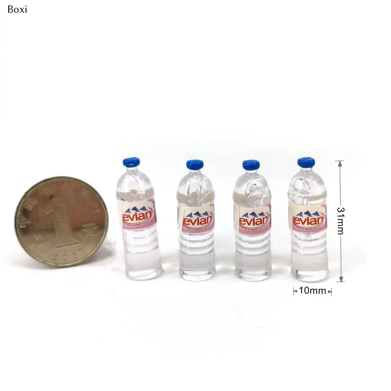 Hot Sale 1:12 Mini Simulation Mineral Water Bottle Resin Model Doll House Miniature Kids Gift Toys Home Decoration Accessories-5