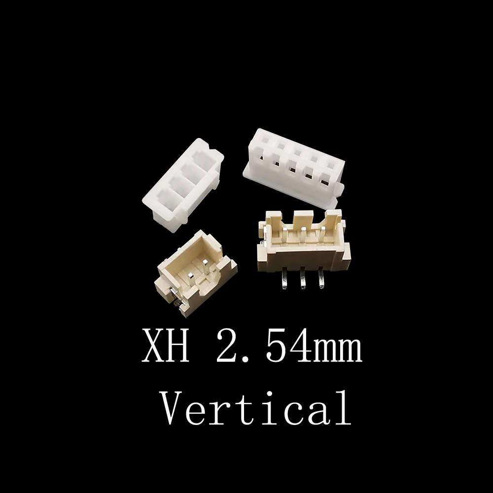 1Box JST PH 2.0mm / XH 2.54mm Pitch 2 3 4 5 Pin Male Plug Female Housing Terminal Pin Header Wire Connector Horizontal/Vertical-5