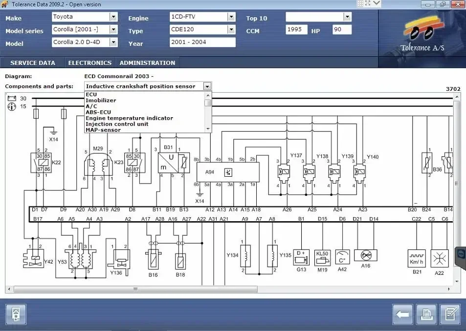 Hot Sell Car Software Tolerance Data 2009.2 Auto Repair Program with Free Keygen Install Video Guide Car Repair Software-4